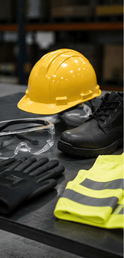 Multiple PPE categories organized for professional B2B sourcing
